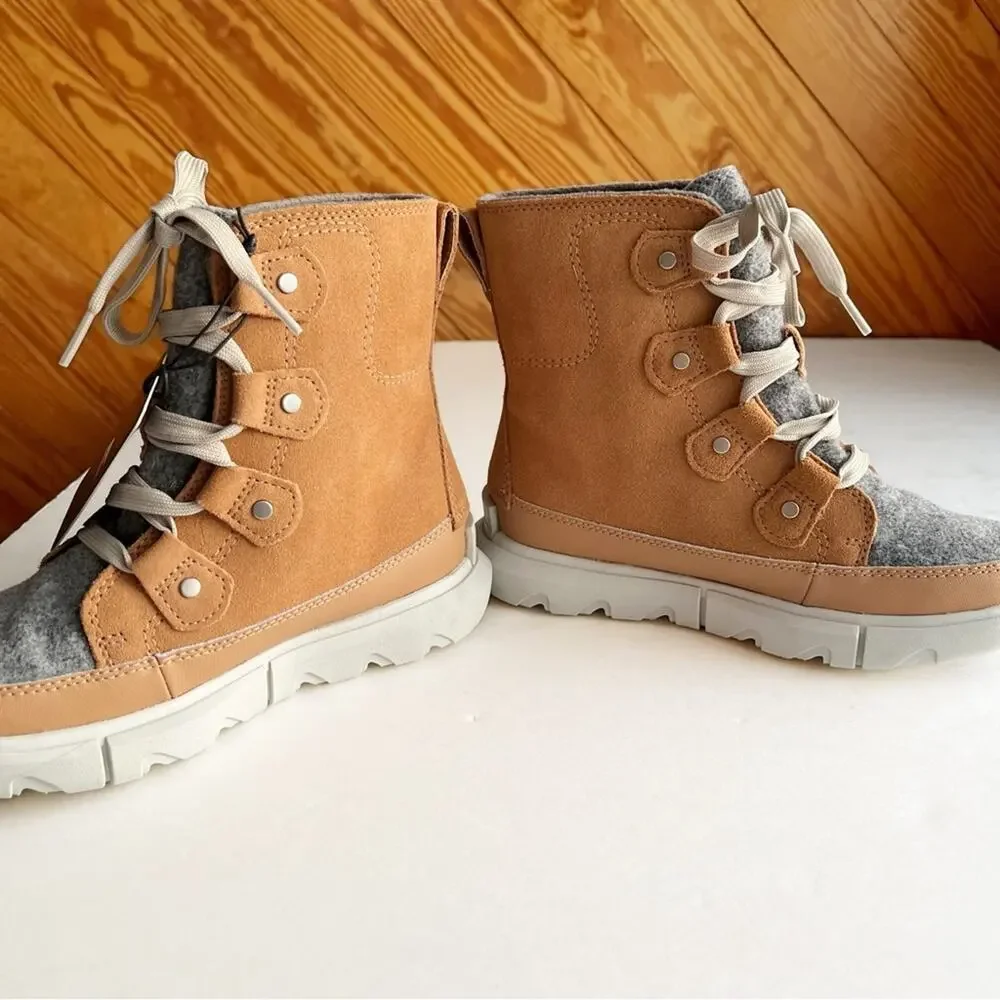 SOREL Explorer II Next Joan Boot Waterproof Tawny Buff Moonstone